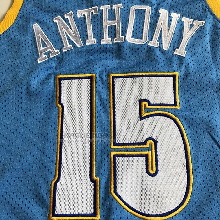 Maglia
 Carmelo Anthony NO 15 Denver Nuggets Mitchell & Ness 2003-04 Blu
